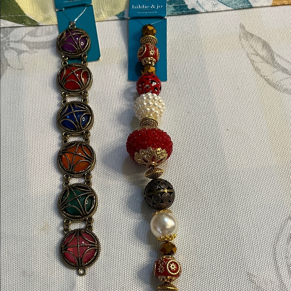 Colorful Beaded Necklace Set